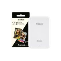 Canon Zoemini Slim Body Pocket-Sized Wireless Photo Printer including 30 Prints - White