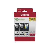 Canon 3712C009/PG-560XL+CL-561XL Printhead cartridge multi pack 2x black +1x color 2x14,3ml + 1x12,2ml Pack=3 for Canon Pixma TS 5350