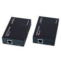 Lindy 38139 AV extender AV transmitter & receiver Black