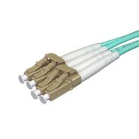 Cablenet 2m OM3 50/125 LC-LC Duplex Aqua LSOH Fibre Patch Lead