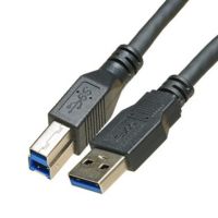 Cablenet 5m USB 3.0 Type A Male - USB 3.0 Type B Male Black Cable