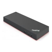 Lenovo 40AN0135AU notebook dock/port replicator Wired Thunderbolt 3 Black,Red