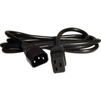 Cablenet 1m IEC C14 - IEC C19 Black PVC 1.5mm Power Leads