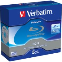 DataLife - 5 x BD-R - 25 GB 6x - Jewel Case (Schachtel)