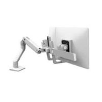 HX DESK SINGLE MONITORARM WHITE