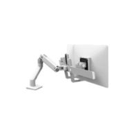 HX DESK DUAL MONITOR ARM WHITE