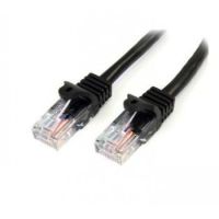 StarTech Cat5e Ethernet Patch Cable with Snagless RJ45 Connectors - 10 m, Black