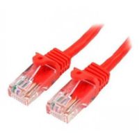 StarTech Cat5e Ethernet Patch Cable with Snagless RJ45 Connectors - 10 m, Red