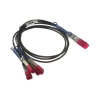 DELL QSFP28 - 4 x SFP28, 3 m fibre optic cable 4x SFP28 Black, Red