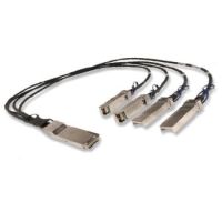 40GbE QSFP+ to 4 x 10GbE SFP+ Passive Copper Breakout Cable