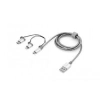 Verbatim 48870 USB cable 1 m USB A Micro-USB B Aluminium,Grey