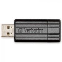 Verbatim PinStripe 128GB USB flash drive USB Type-A 2.0 Black