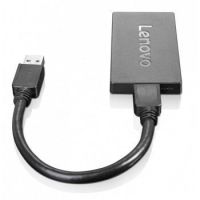 Lenovo 4X90J31021 cable interface/gender adapter USB DisplayPort Black