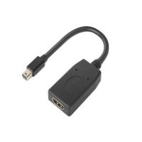 Lenovo 4X90Q93976 video cable adapter Mini DisplayPort HDMI Black