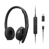 Lenovo 4XD1M39029 headphones/headset Wired Head-band USB Type-C Black