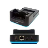 Unitech EA630 1-slot Ethernet and terminal charging cradle including 5V/3A 1010-900057G PSU (US/EU/UK plugs in the box). USB-Host and USB-C. USB-Host can be use for keyboard/mouse/memory stick. USB-C can be used for 2nd display (via &quot;DisplayLink&quot