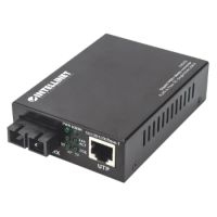 Gigabit PoE+ Media Converter, 1000Base-T RJ45 Port to 1000Base-LX (SC)