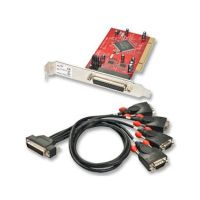 Lindy 4-Port PCI Serial Card interface cards/adapter