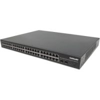 48-Port Gigabit Ethernet Switch with 10 GbE Uplink, 48 x 10/100/1000 Mbps RJ4