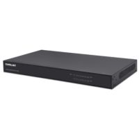 Network unmanaged A/V-Switch, 24-Port Desktop, Rackmount, Metal Case, 10/100/