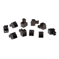 Axis Connector A 2-pin 3.81 Straight 10 pcs wire connector Black