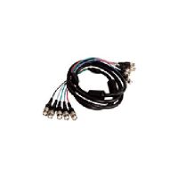 Cablenet 5m 5 x BNC Male - Male Monitor Black Cable