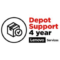 Lenovo Depot/Customer Carry-In Upgrade, Extended service agreement, parts and labour (for system with 1 year depot or carry-in warranty), 4 years (from original purchase date of the equipment), for ThinkPad C14 Gen 1 Chromebook; L13 Yoga Gen 4; T14 Gen 4;