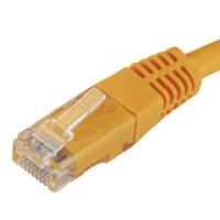 Cablenet 30m Cat6 RJ45 Yellow U/UTP PVC 24AWG Flush Moulded Booted Patch Lead