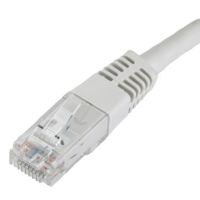 Cablenet 2m Cat6 RJ45 White U/UTP PVC 24AWG Flush Moulded Booted Patch Lead