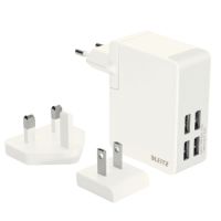 Complete - Netzteil - 4.8 A - 4 Ausgabeanschlussstellen (4 x USB)