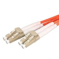 Cablenet 1m OM1 62.5/125 LC-LC Duplex Orange LSOH Fibre Patch Lead