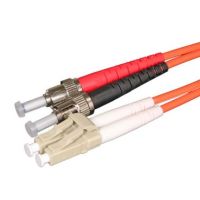 Cablenet 3m OM1 62.5/125 LC-ST Duplex Orange LSOH Fibre Patch Lead