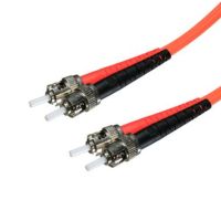 Cablenet 1m OM1 62.5/125 ST-ST Duplex Orange LSOH Fibre Patch Lead