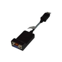 HP 632484-001 video cable adapter DisplayPort VGA Black