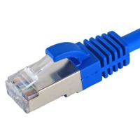 Cablenet 0.5m Cat6a RJ45 Blue S/FTP LSOH 26AWG Snagless Booted Patch Lead