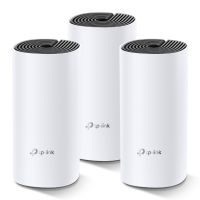 TP-LINK (DECO M4) Whole-Home Mesh Wi-Fi System, 3 Pack, Dual Band AC1200, MU-MIMO, 2 x LAN on each Unit