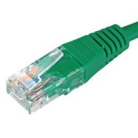 Cablenet 1.5m Cat5e RJ45 Green U/UTP PVC 24AWG Flush Moulded Booted Patch Lead