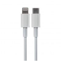 Maplin Lightning Connector to USB-C 20W High Speed Cable - White, 3m