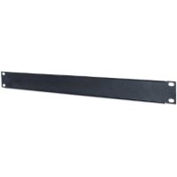 19" Blindabdeckung, 1 HE, schwarz - Blindabdeckung - Schwarz, RAL 9005 - 1U -