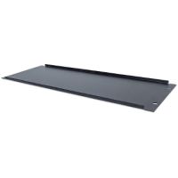 19" Blindabdeckung, 4 HE, schwarz - Blindabdeckung - RAL 9005 - 4U - 48.3 cm