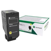 Lexmark 73B20Y0 Toner-kit yellow return program, 15K pages ISO/IEC 19752 for Lexmark CS 827