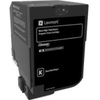 Lexmark 74C2HK0 Toner-kit black return program, 20K pages ISO/IEC 19798 for Lexmark CS 720/725