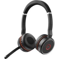 Jabra Evolve 75 UC Stereo Headset Black,Red