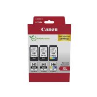 Canon 8286B013/PG-545+CL-546XL Printhead cartridge multi pack 2x black +1x color high-capacity 2x13ml + 1x11ml Pack=3 for Canon Pixma MG 2450