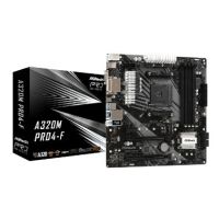 Asrock A320M Pro4-F Socket AM4 micro ATX AMD A320