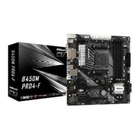 Asrock B450M Pro4-F Socket AM4 micro ATX AMD B450