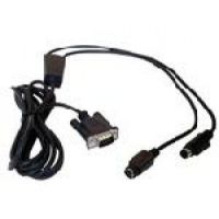 Datalogic CAB-320 RS-232 Straight 25-Pin DTE signal cable Black