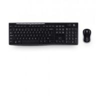 Logitech MK270 keyboard USB QWERTZ Czech Black