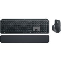 Logitech MX Keys S Combo keyboard Mouse included Office RF Wireless + Bluetooth QWERTZ German Graphite