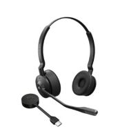 Jabra Engage 55 - USB-C MS Stereo - EMEA/APAC - Wireless - Office/Call center - 83 g - Headset - Bla